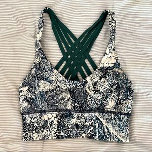 Lululemon Free to Be Wild Longline Sports Bra